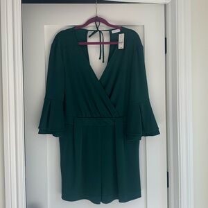 Emerald Green Romper by New York and Company. New with Tags